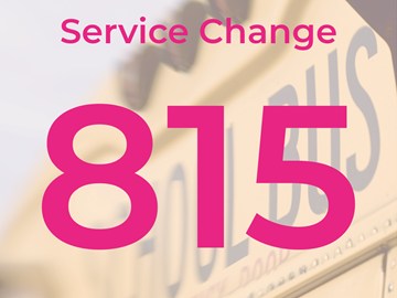 815 service Change