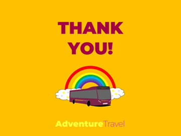 Thank you from Adventure Travel