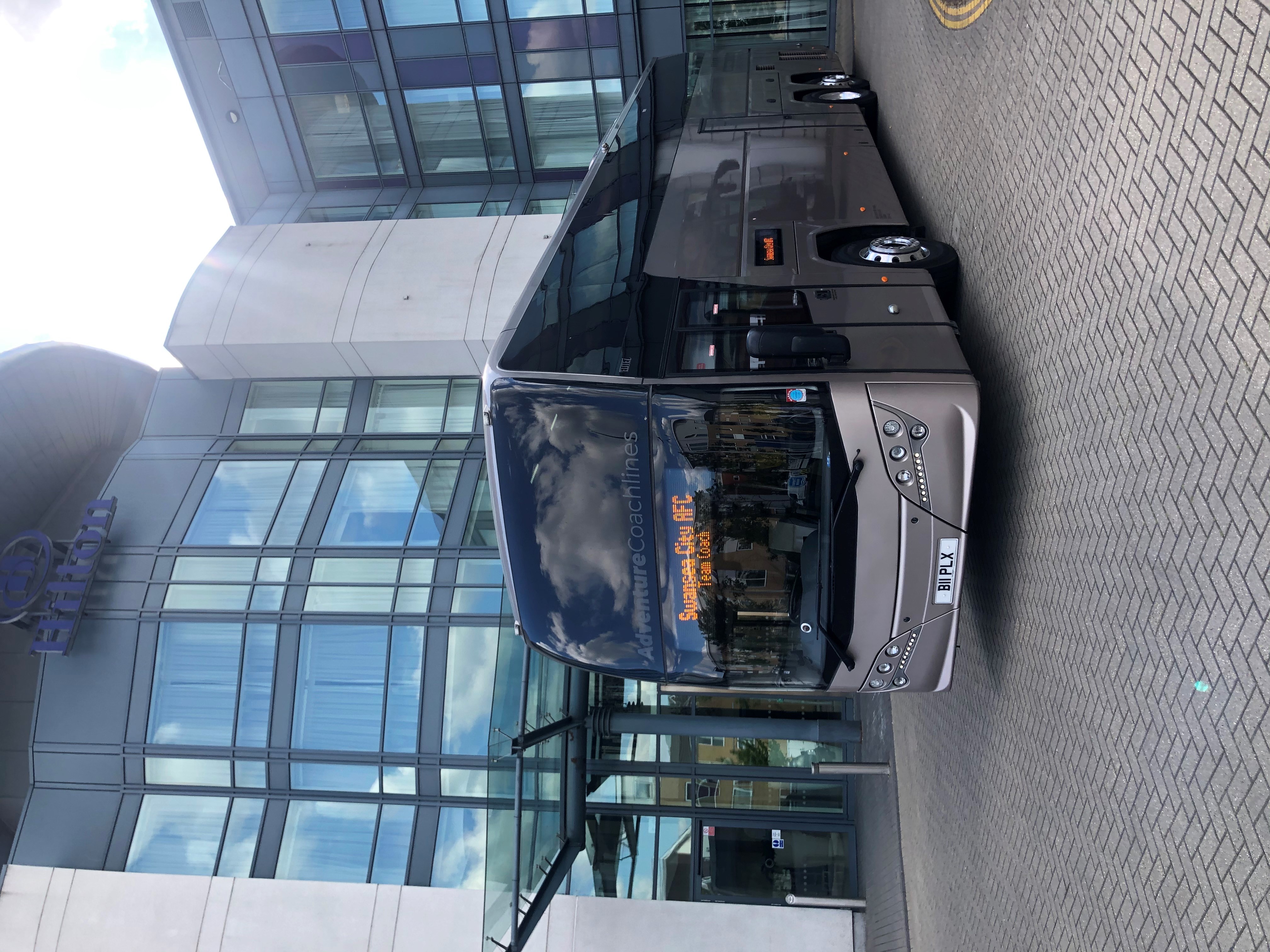 Team Coach at the Hilton Hotel